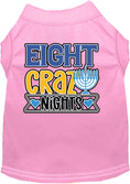 Load image into Gallery viewer, Hanukkah Pet Dog and Cat Shirt Screen Printed, "Eight Crazy Nights"

