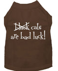 Load image into Gallery viewer, Pet Dog & Cat Shirt Screen Printed, "Black Cats Are Bad Luck"
