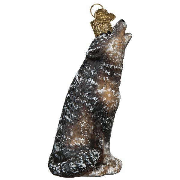 Vintage Howling Wolf Ornament - Southlake Paws