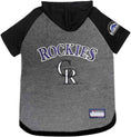 Load image into Gallery viewer, MLB Colorado Rockies Hooded Dog T-Shirt
