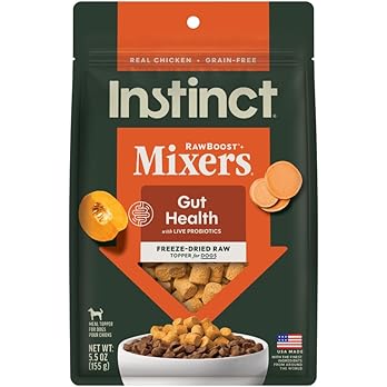 Instinct Raw Boost Mixers Dog Freeze Dried Gut Health Topper (23oz) - Southlake Paws