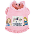 Load image into Gallery viewer, Eras Tour Swiftie inspired Denim Dog Jacket alternate view
