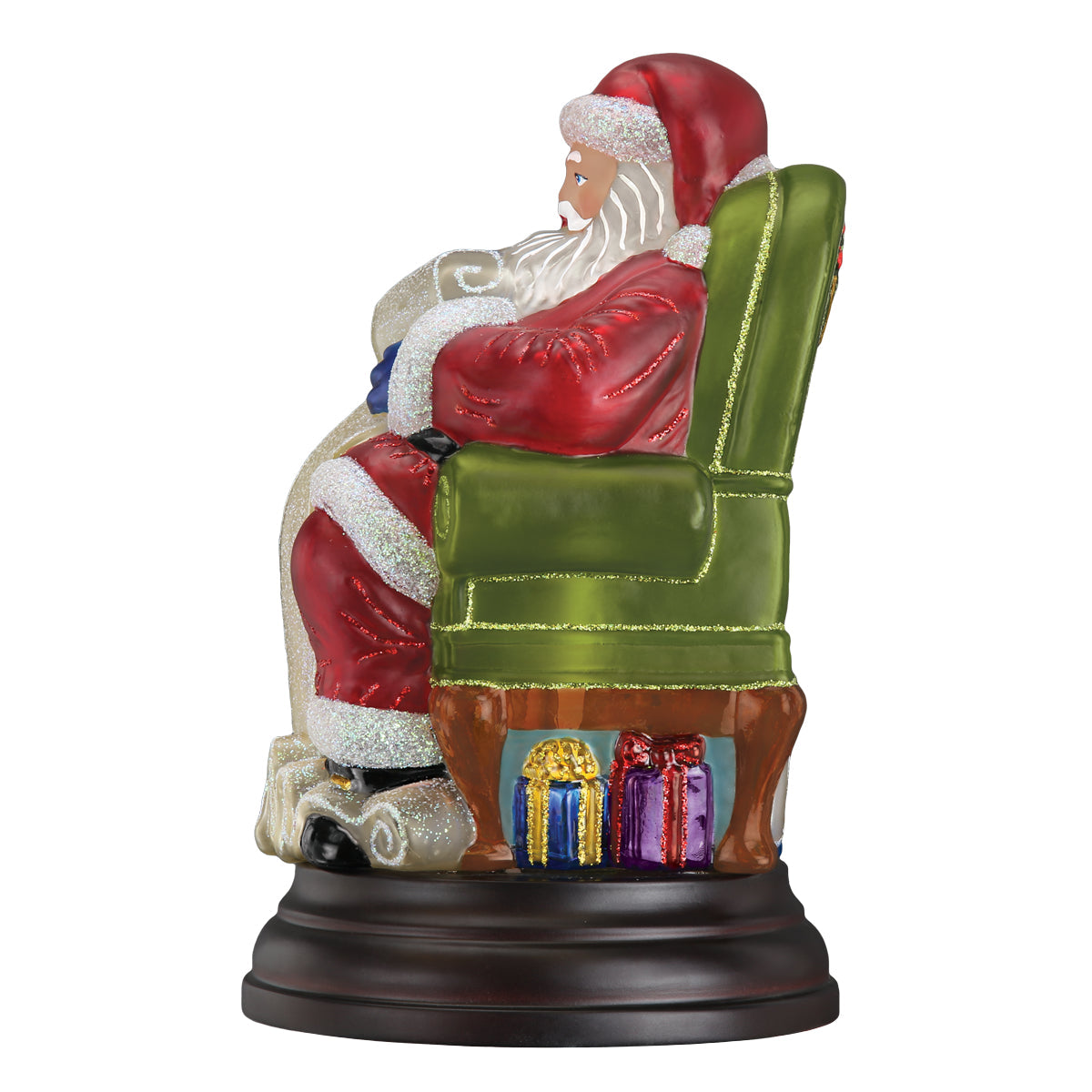 Santa Checking His List Light - Southlake Paws