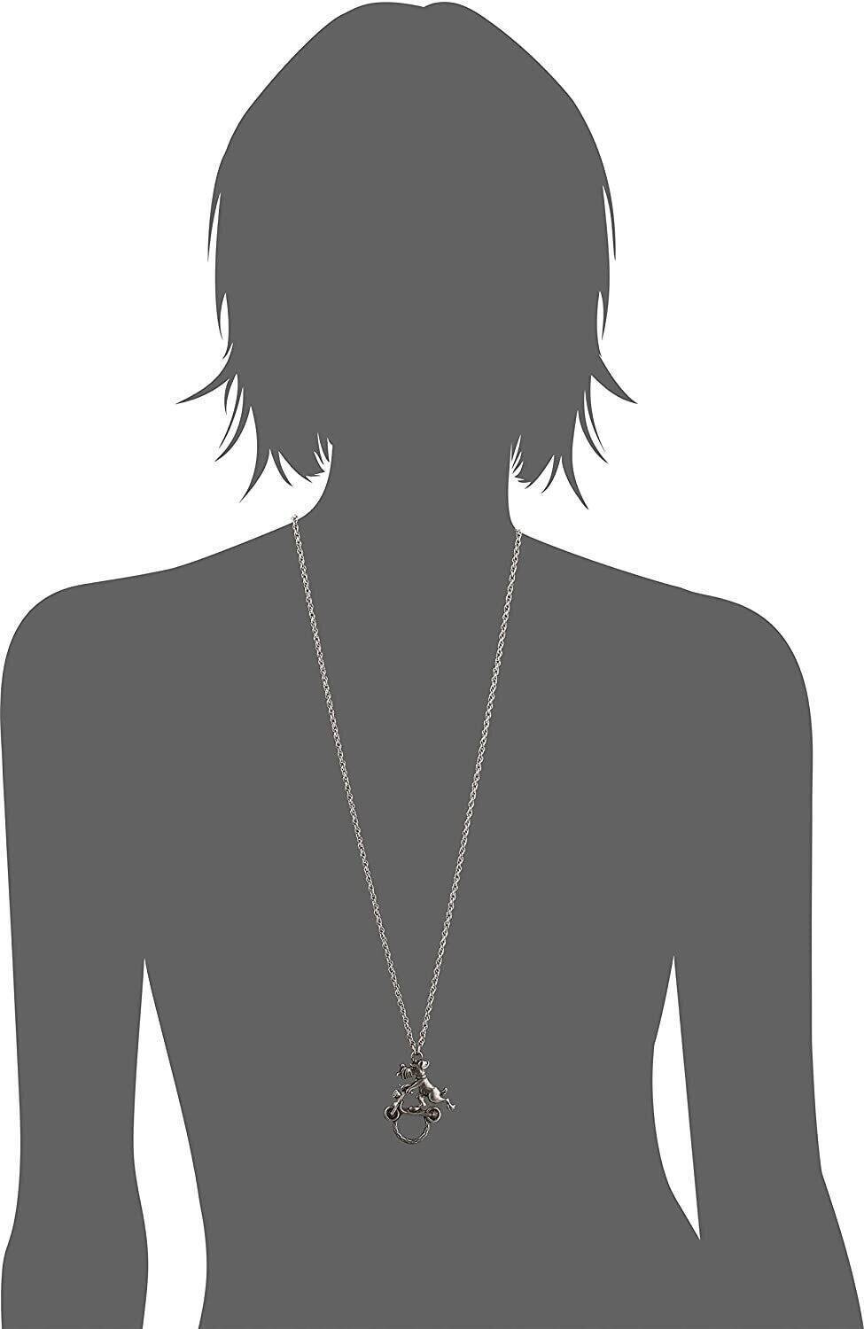 Dog On Scooter Badge & Eyeglass Holder Chain Necklace 30"