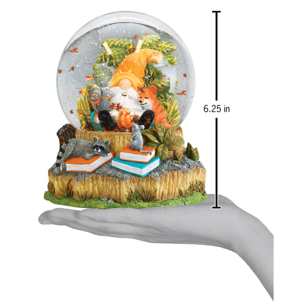 Autumn Forest Gnome Snow Globe - Southlake Paws