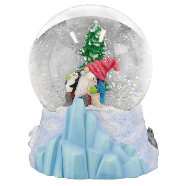 Winter Arctic Gnome Snow Globe - Southlake Paws