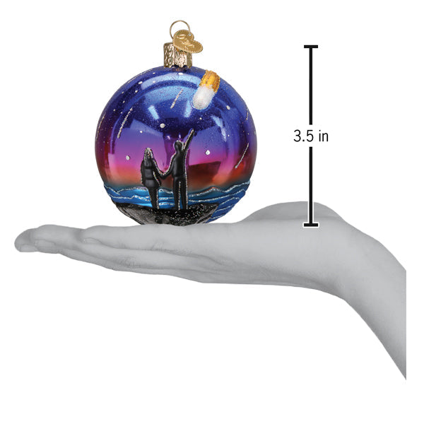 Stargazed Round Ornament - Southlake Paws