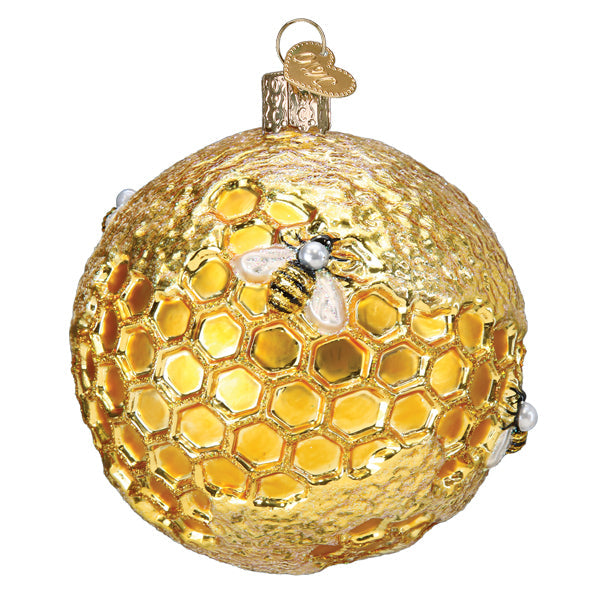 Bee Blessed Round Ornament - Southlake Paws