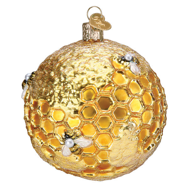 Bee Blessed Round Ornament - Southlake Paws