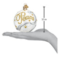 Load image into Gallery viewer, Peace & Joy Round Ornament - Southlake Paws
