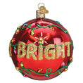 Load image into Gallery viewer, Merry & Bright Round Ornament - Southlake Paws
