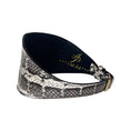 Load image into Gallery viewer, White & Black 4” Wide Snake Collar
