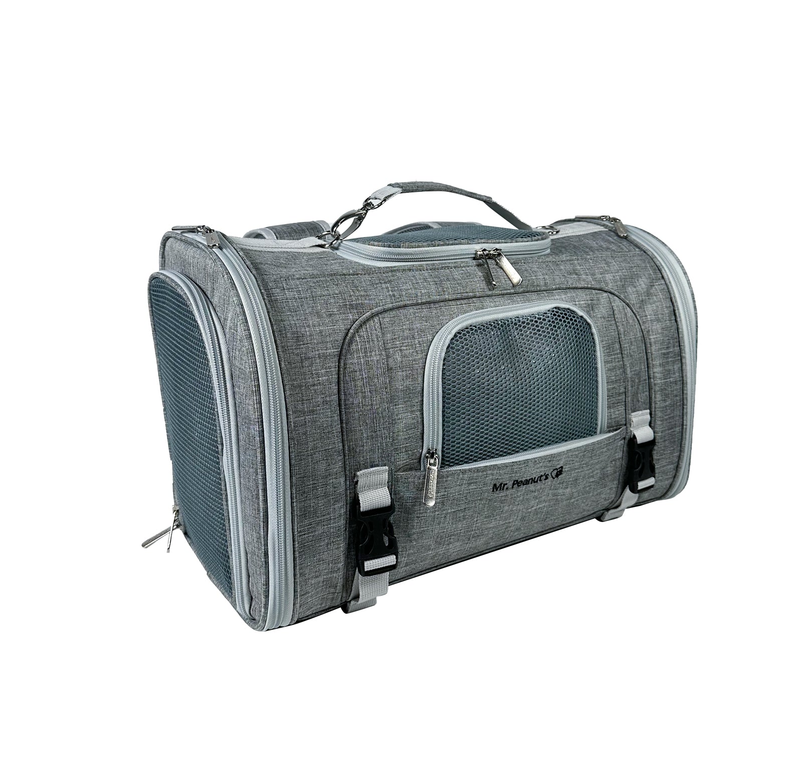 Mr. Peanut's Monterey Series Airline Compliant Horizontal Backpack Pet Carrier - Southlake Paws