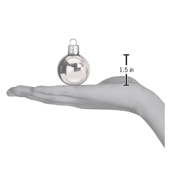 Metallics Balls - 1.5" 12 Count Ornament - Southlake Paws