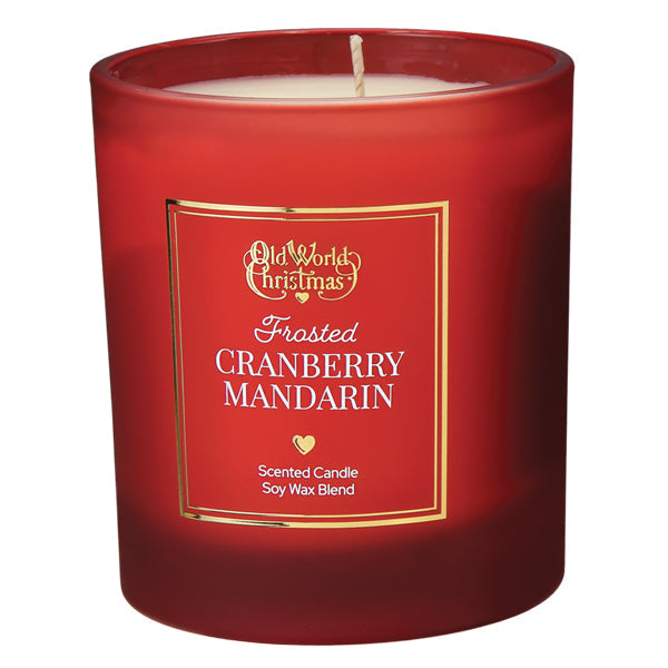 Frosted Cranberry Mandarin Candle - Southlake Paws