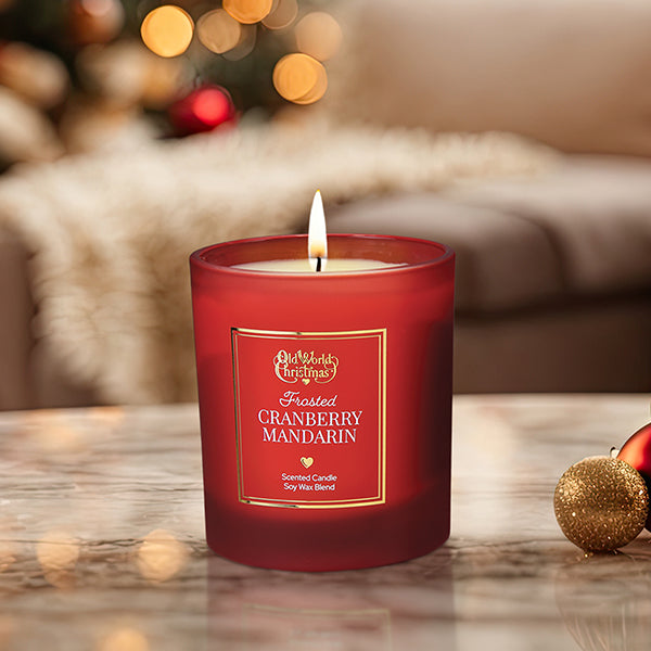Frosted Cranberry Mandarin Candle - Southlake Paws