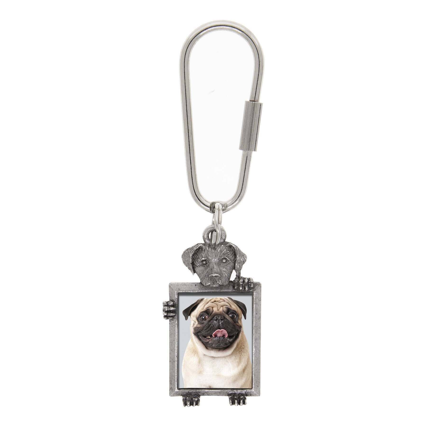 Dog Picture Carabiner Key Chain