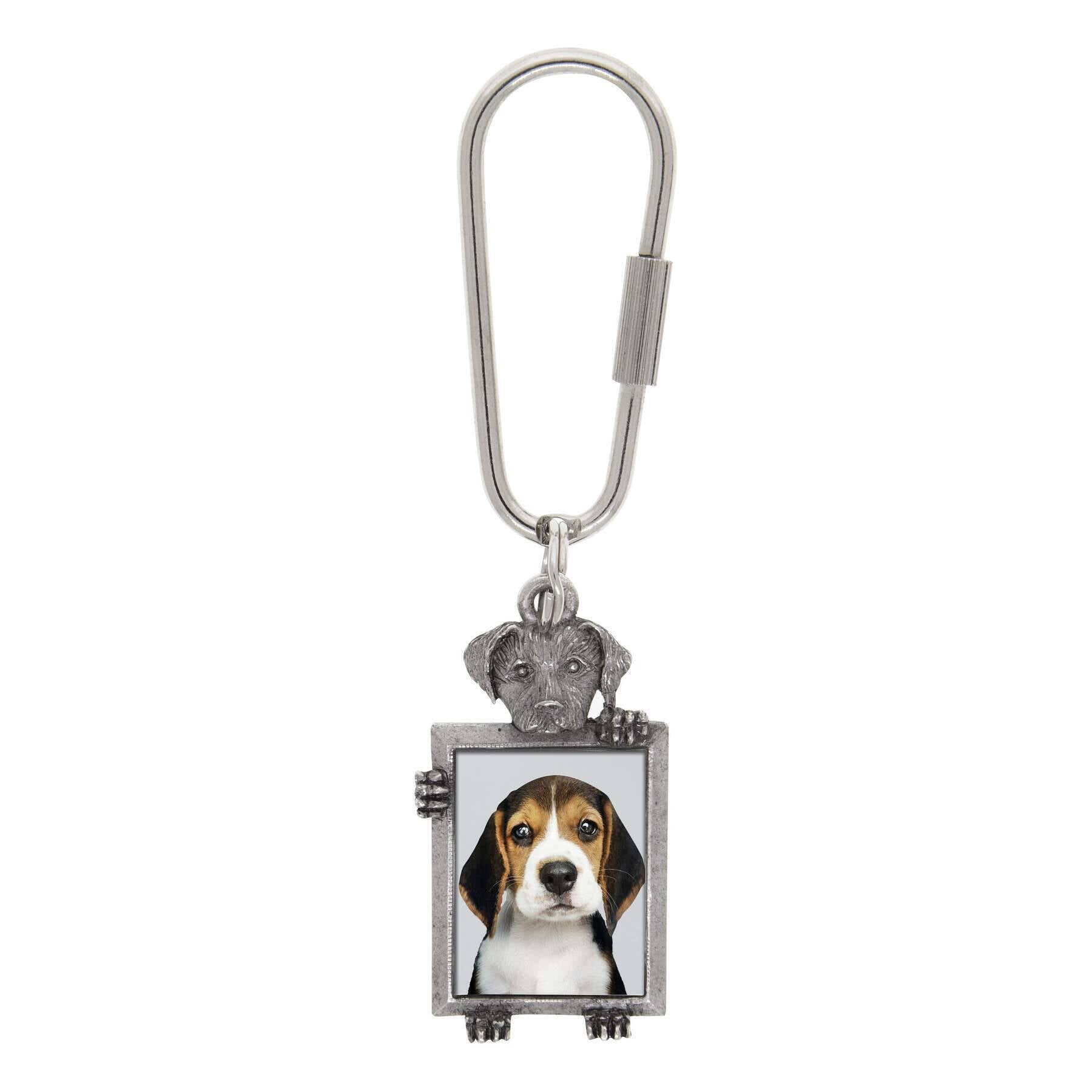 Dog Picture Carabiner Key Chain