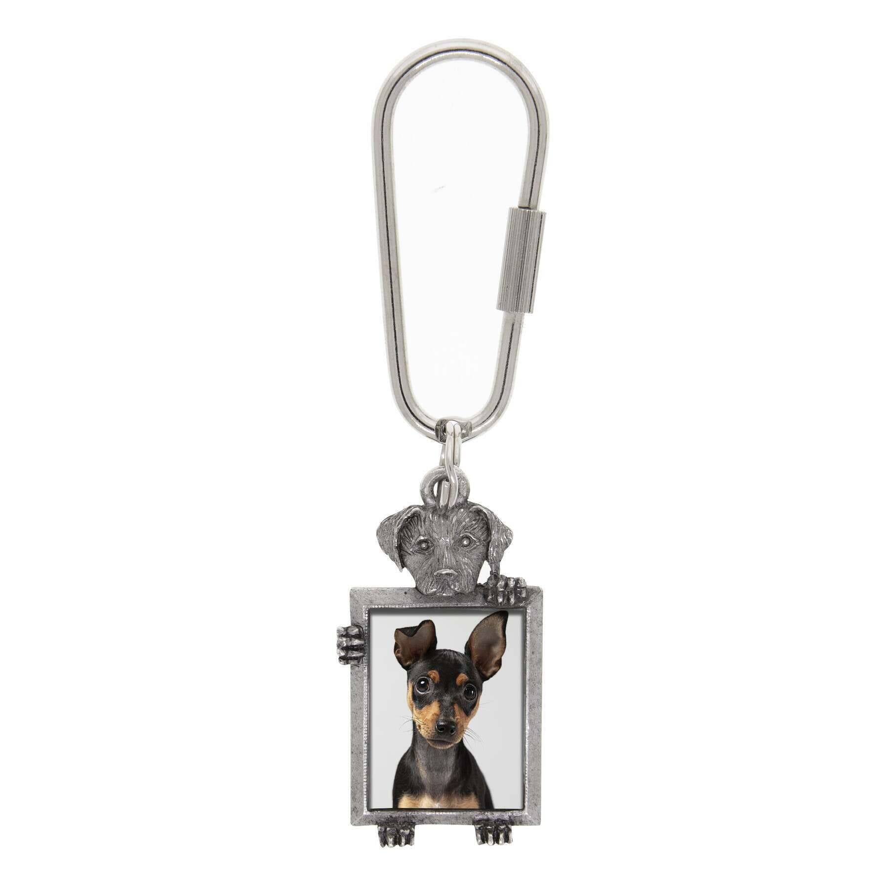Dog Picture Carabiner Key Chain