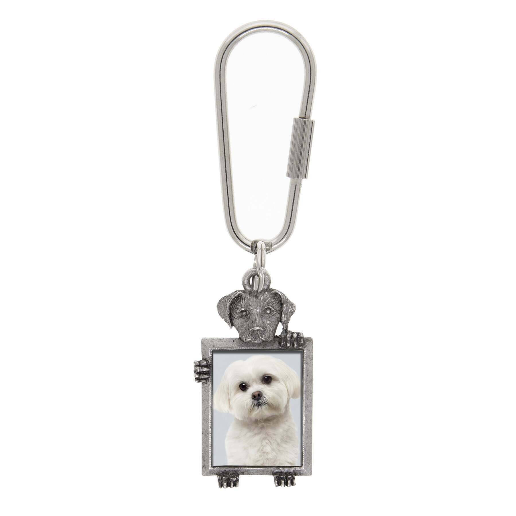 Dog Picture Carabiner Key Chain