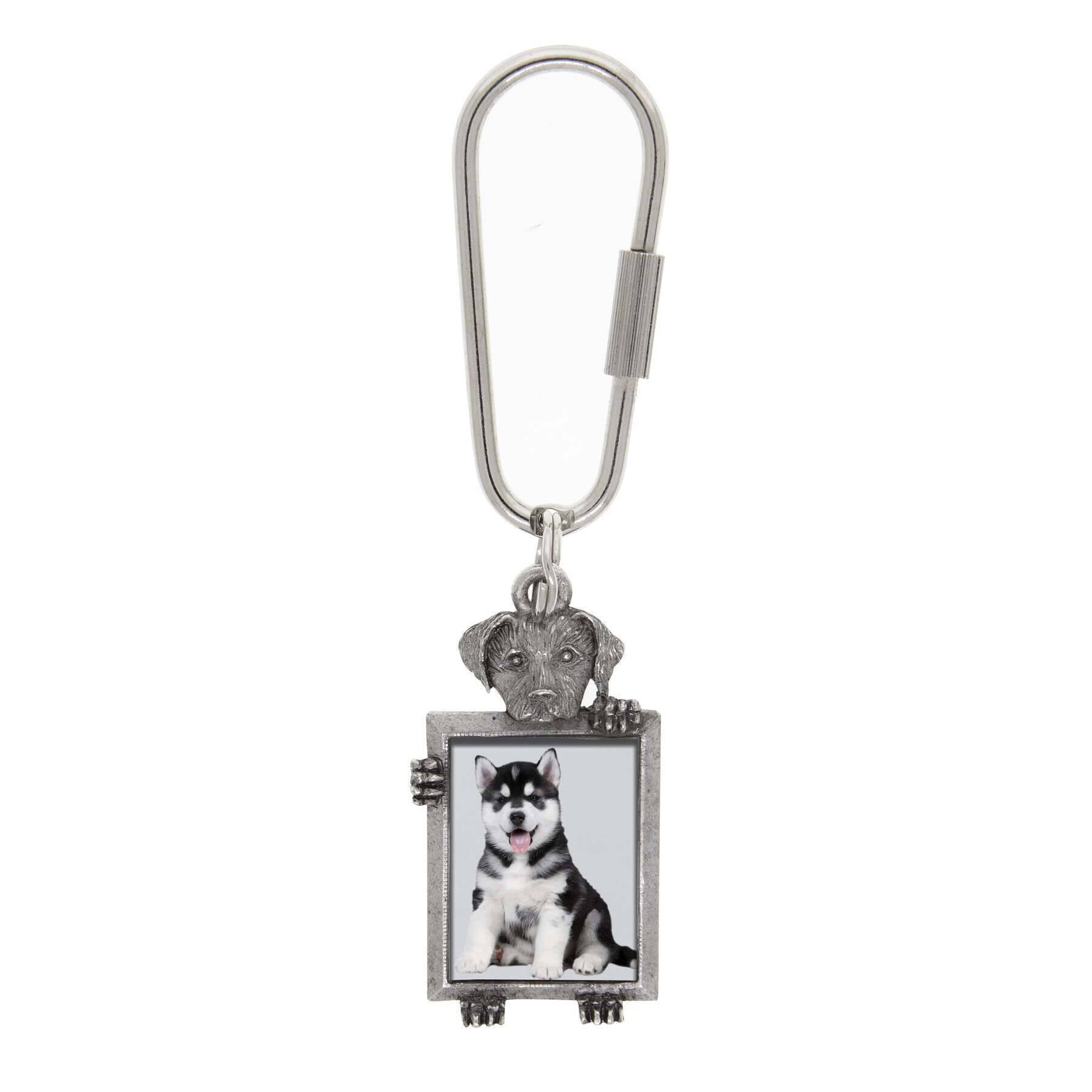 Dog Picture Carabiner Key Chain