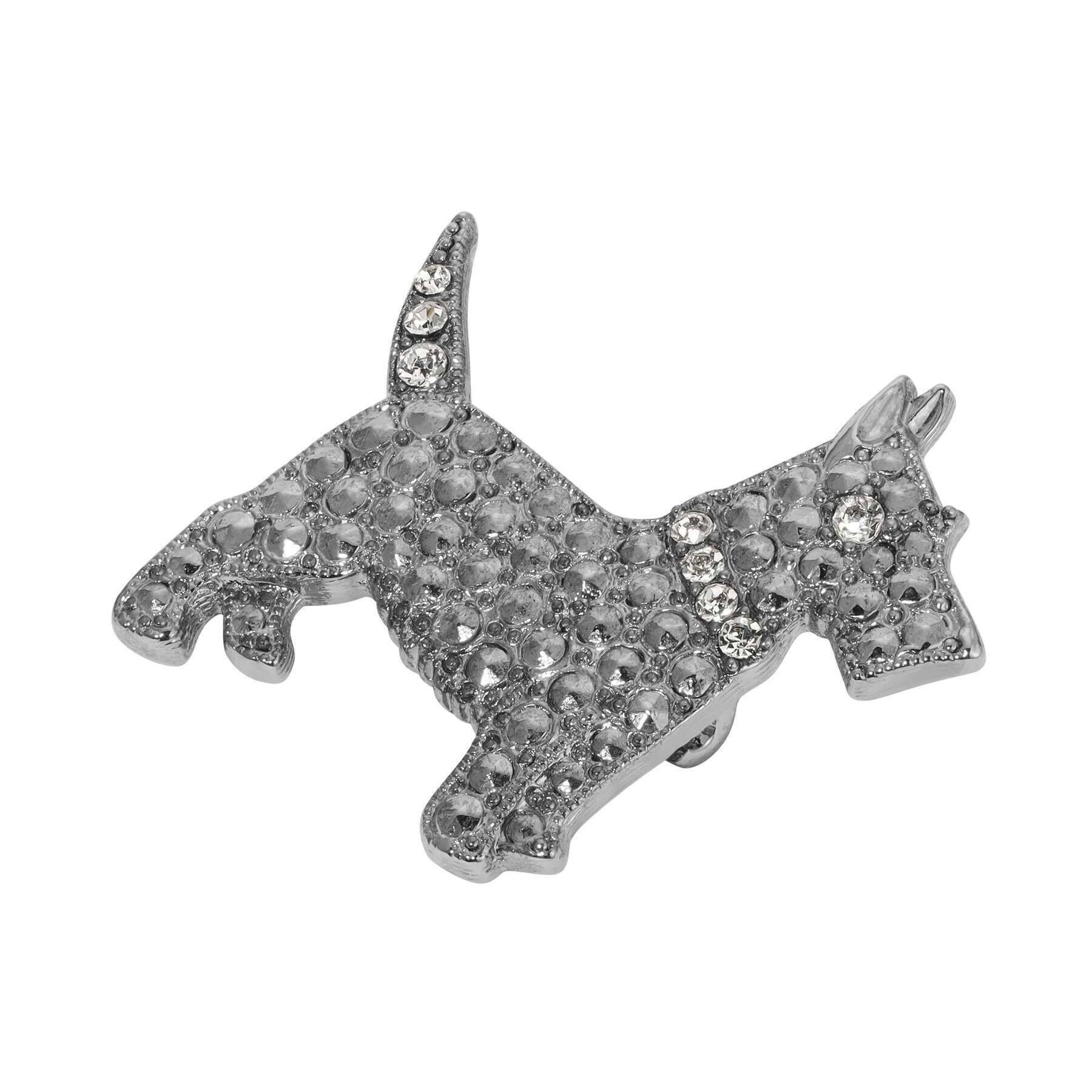 Deco Crystal Scottish Terrier Pin