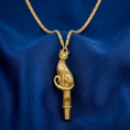 Load image into Gallery viewer, Cat Whistle Pendant Necklace 30"
