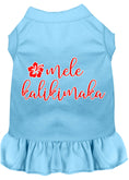 Load image into Gallery viewer, Christmas Pet Dress Screen Printed, "Mele Kalikimaka"
