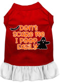 Load image into Gallery viewer, Halloween Pet Dress "Don't Scare Me, I Poop Easily"

