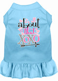Load image into Gallery viewer, Pet Dress Screen Printed, "All About That XOXO"
