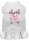 Load image into Gallery viewer, Pet Dress Screen Printed, "All About That XOXO"
