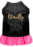 Load image into Gallery viewer, Pet Dress "I Literally Can't Even"
