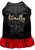 Load image into Gallery viewer, Pet Dress "I Literally Can't Even"

