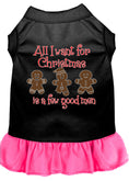 Load image into Gallery viewer, Christmas Pet Dress, "All I Want For Christmas Is A Few Good Men"
