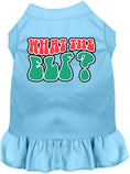 Load image into Gallery viewer, Christmas Pet Dress "What The Elf"
