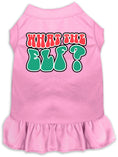 Load image into Gallery viewer, Christmas Pet Dress "What The Elf"
