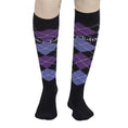 Load image into Gallery viewer, TuffRider Argyle Knee Hi Socks
