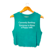 Currently Seeking Crop Top | Gift for Dog Lovers