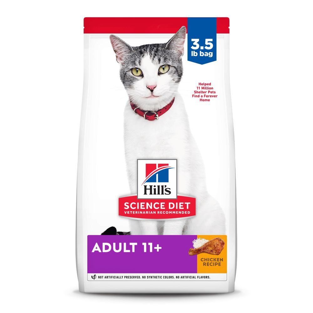 Hill's Science Diet Senior 11+ Chicken Recipe Dry Cat Food 