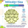 Load image into Gallery viewer, Mandala Softie eTray Shallow Slow Feeder Dog Bowl with Suction Cups |  USA Made
