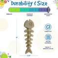 Load image into Gallery viewer, Fish Bone Nylon Dog Toy for Aggressive Chewers | USA Made | SodaPup
