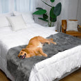Load image into Gallery viewer, PupProtector™ Waterproof Bed Runner - Charcoal Grey
