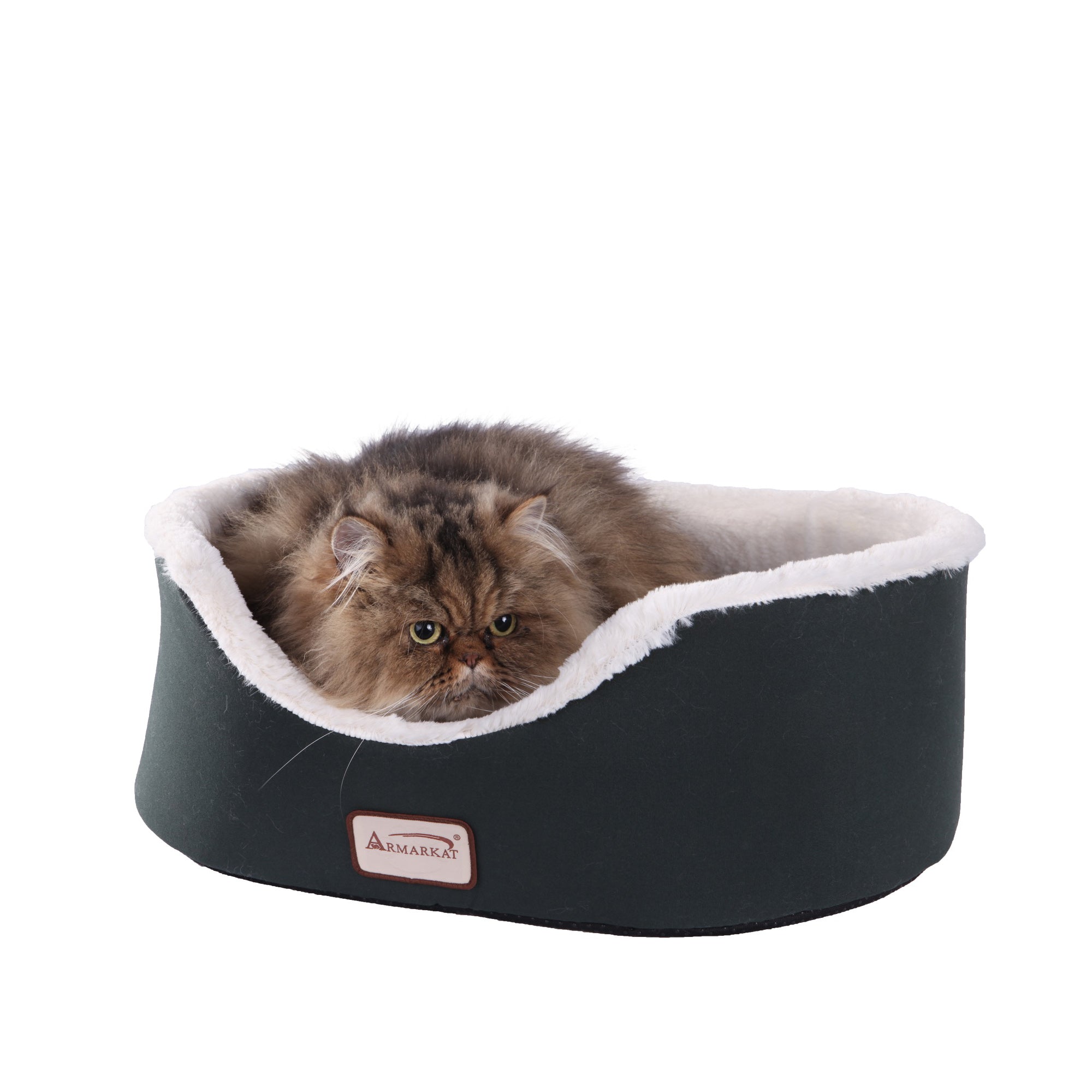 Armarkat Cat Bed - Green/Ivory
