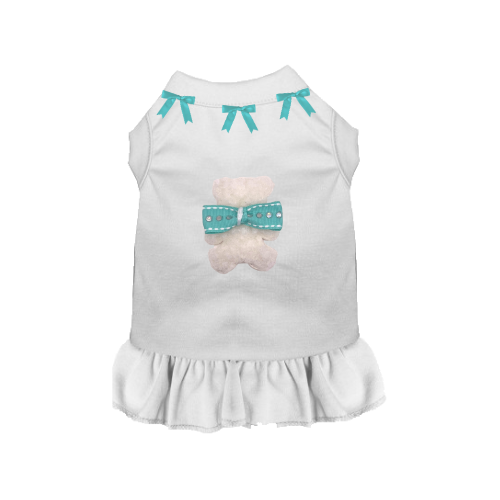 Sniffany Cuddle Bear Bow Dress 