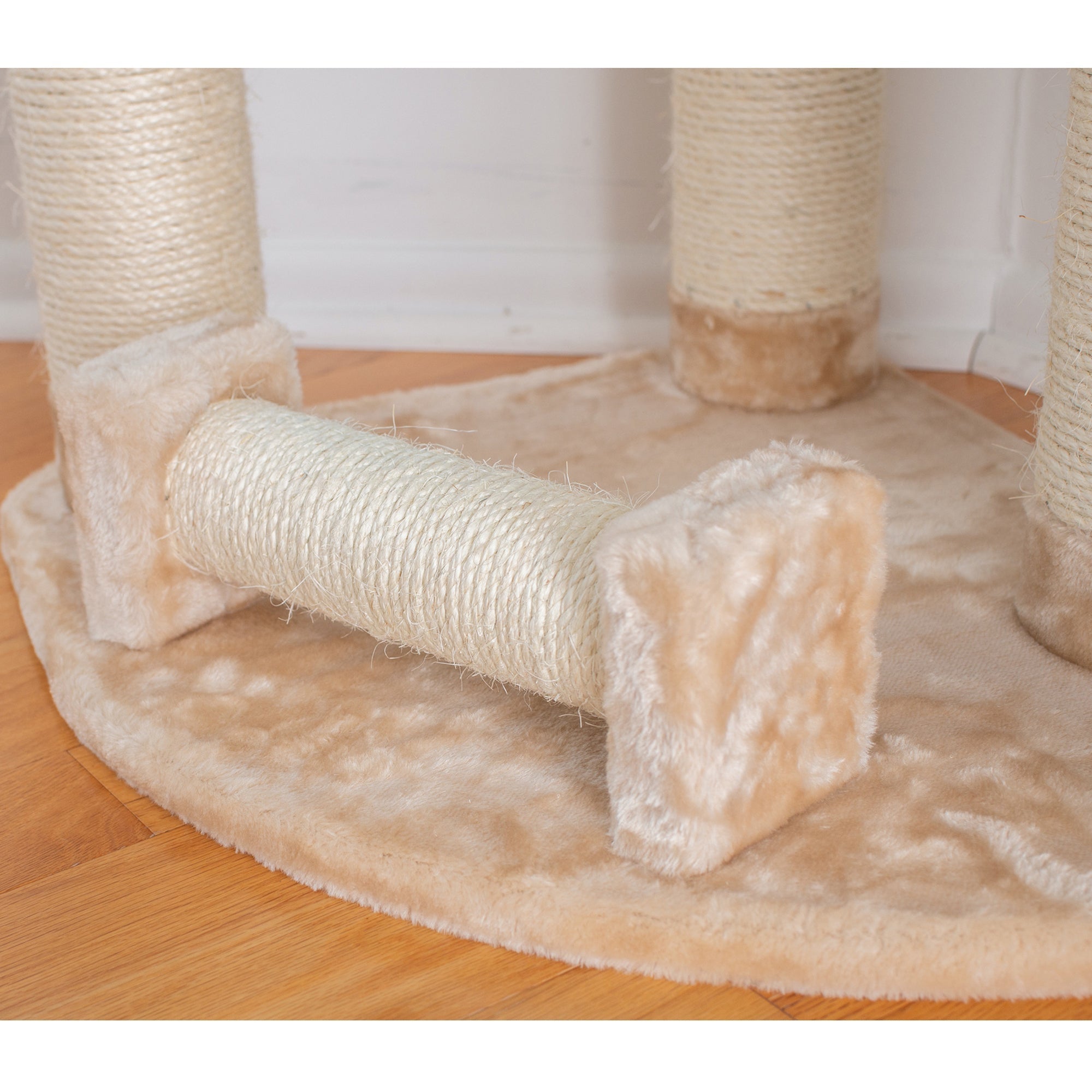 Armarkat Press Wood Cat Tree A7463 - 74-Inch - Beige