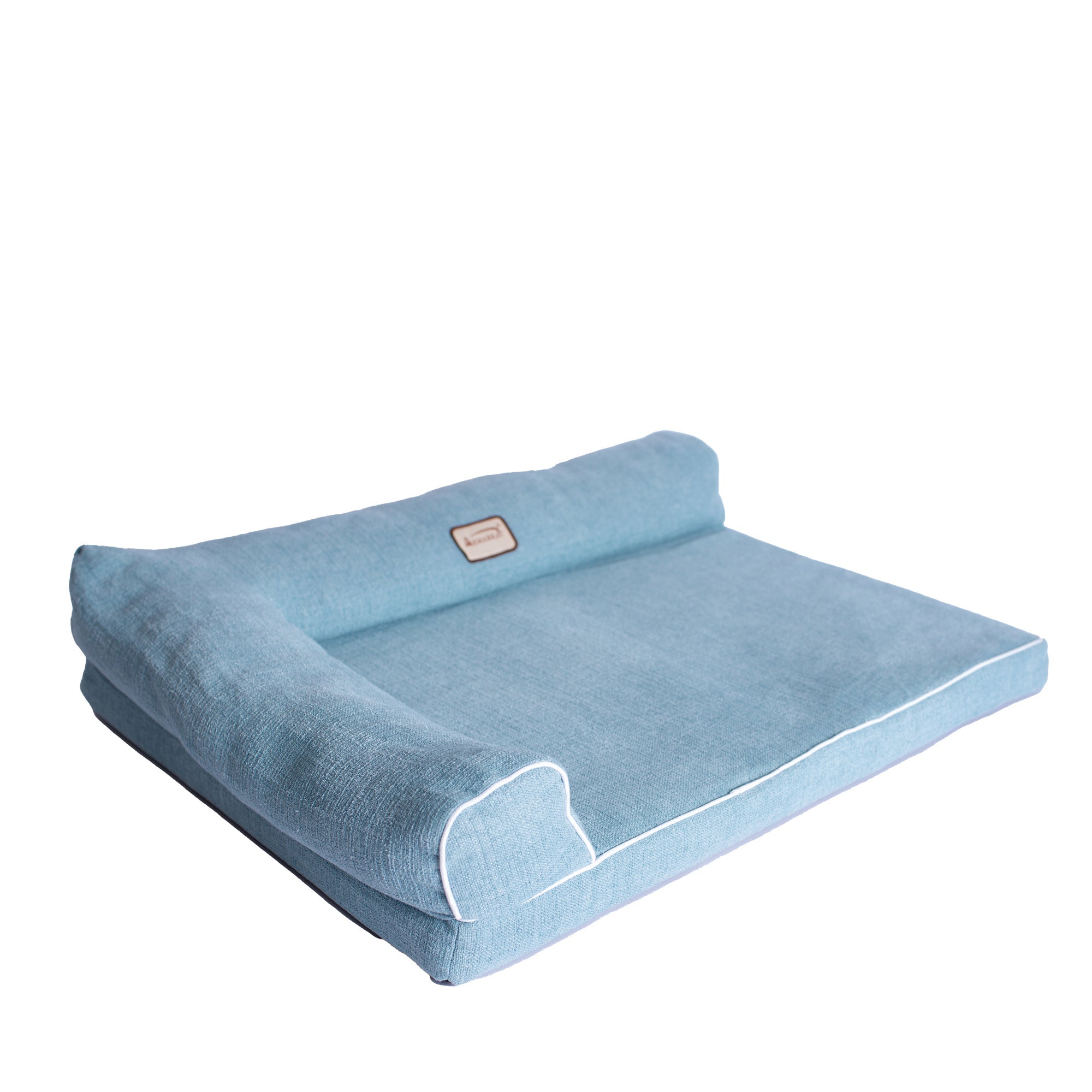 Armarkat Bolstered Pet Cushion D08A - Blue - Medium