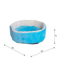 Load image into Gallery viewer, Armarkat Plush Cat Bed C12HTL/MB - 15-Inch - Sky/Blue
