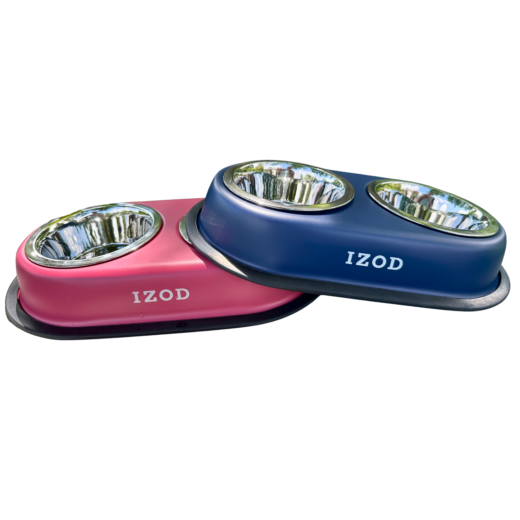 Izod Pet - Stainless Steel Double Feeder Bowl