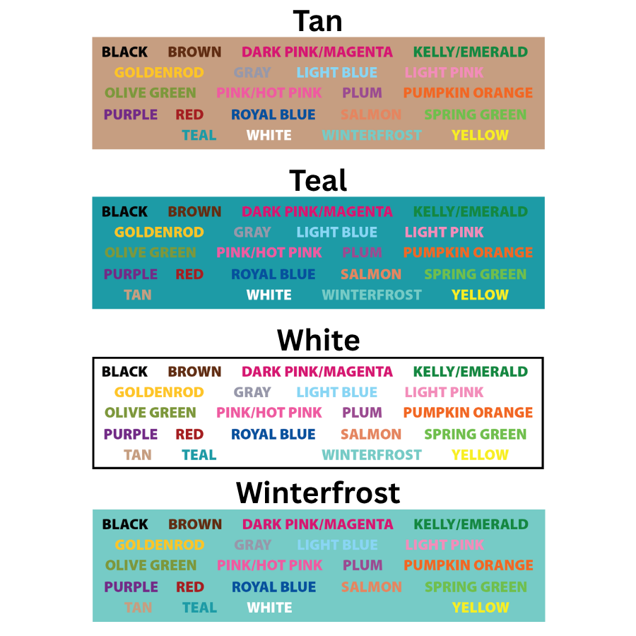 Personalized Solid Colored Martingale Collar