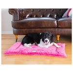 Armarkat M01CZH-L Large Pet Bed Mat  Dog Crate Soft Pad With Poly Fill Cushion Vibrant PInk